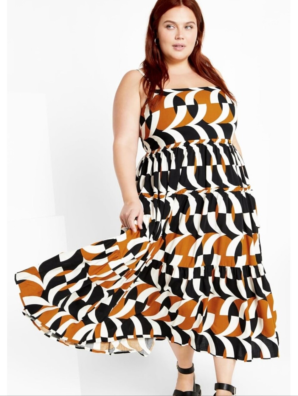 City Chic Plus Size Dress, Mystic Print Dress